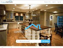 Tablet Screenshot of casaadvisor.com